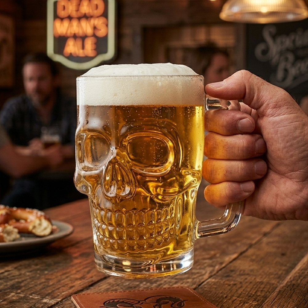 Tarro Calavera Chico 350 ml Diseño Decorativo | By Kinso Home