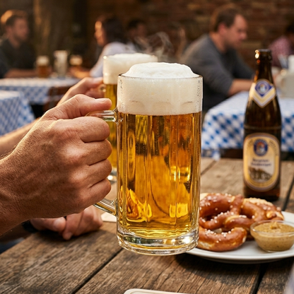 Tarro Cervecero Munich 620 ml de Vidrio Grueso | By Kinso Home