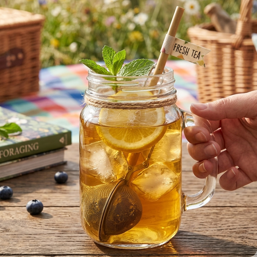 Tarro Mason Jar Liso 480 ml Estilo Vintage Multiusos | By Kinso Home