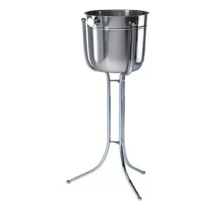 CHAPAÑERA HIELERA BALDE DE 8L ACERO INOXIDABLE