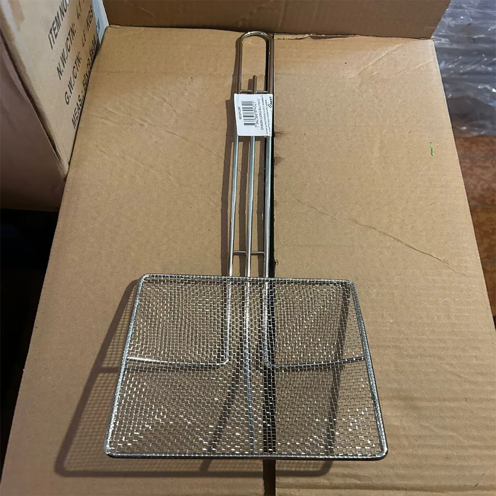 ESPUMADERA CUADRADA  6" CROMADA M FINA