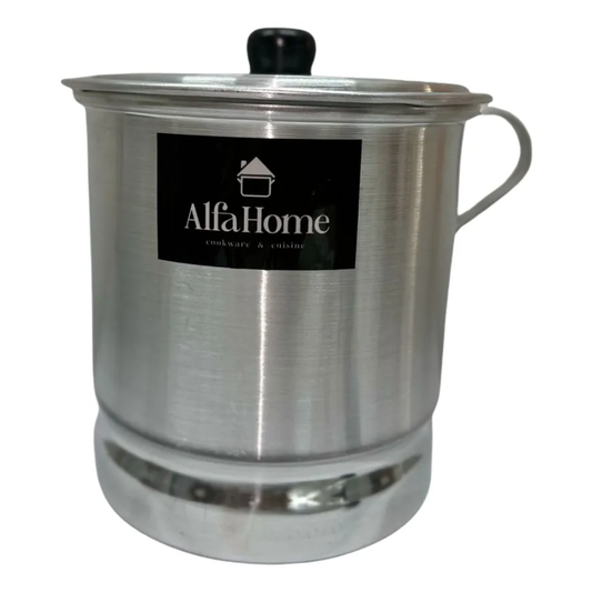 OLLA PALOMERA CACEROLA ALUMINIO PLATEADO