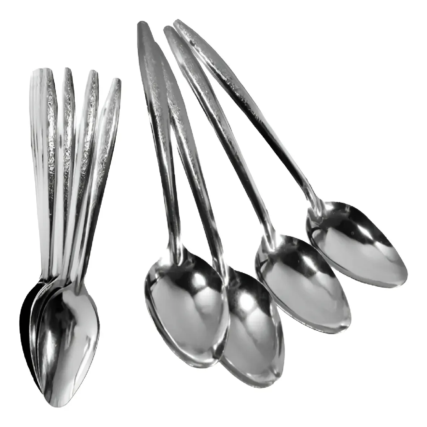 SET DE 12 CUCHARAS SOPERAS DE ACERO INOXIDABLE