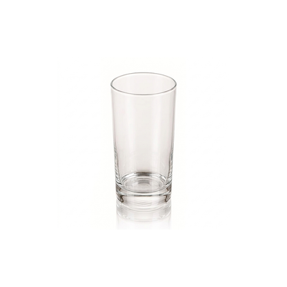 Vaso Juguero 230 ml / 7.7 oz de Vidrio Grueso Resistente | By Kinso Home