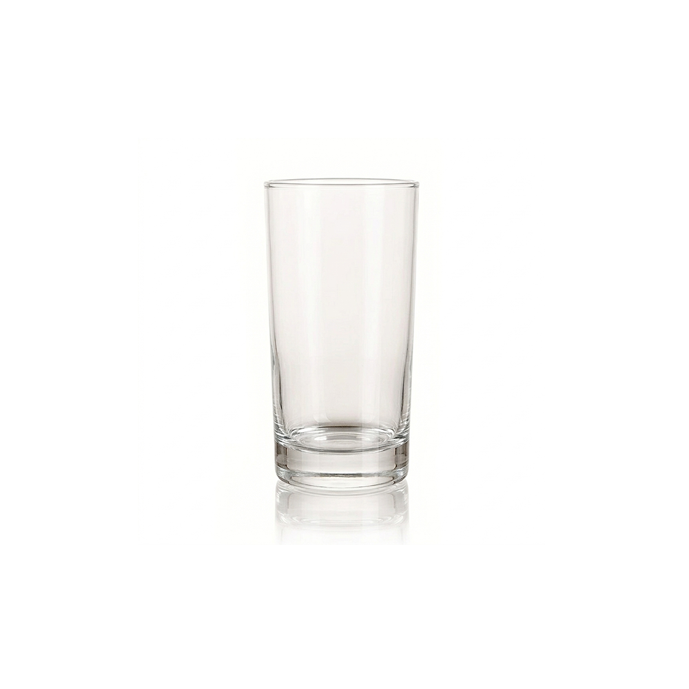 Vaso Juguero 230 ml / 7.7 oz de Vidrio Grueso Resistente | By Kinso Home