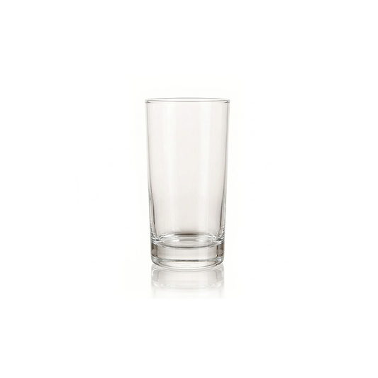 Vaso Juguero 230 ml / 7.7 oz de Vidrio Grueso Resistente | By Kinso Home