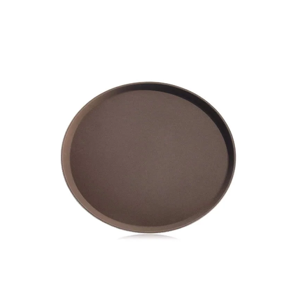 Charola para Bar Redonda 35 cm Antiderrapante para Servicio | Kinso Home