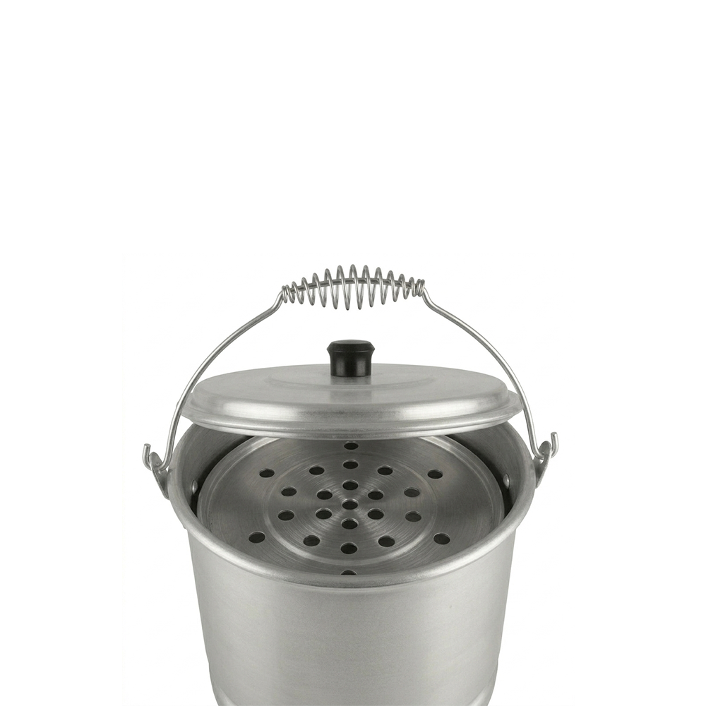 Vaporera con Aro 28 cm de Aluminio Uso Profesional | Alcova By Kinso Home