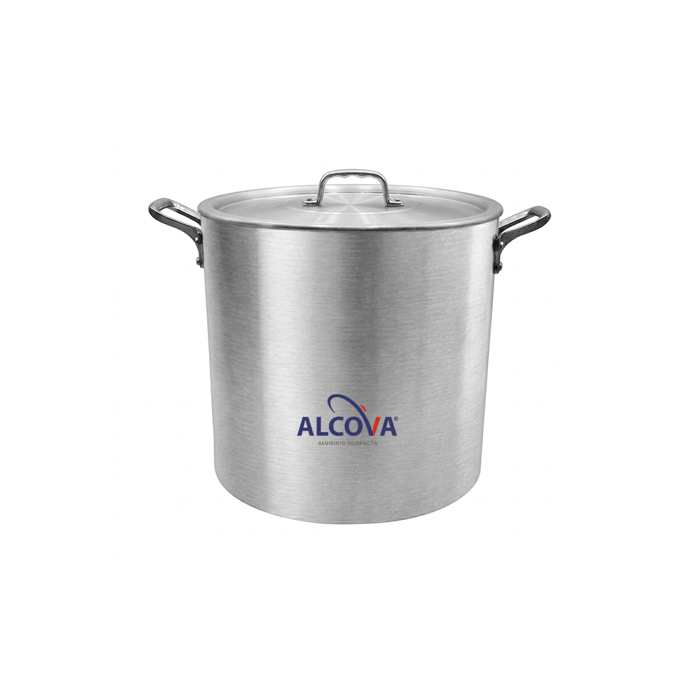 Olla Recta Experta Profesional 22 cm 3 mm de Aluminio para Cocina Profesional | Alcova By Kinso Home