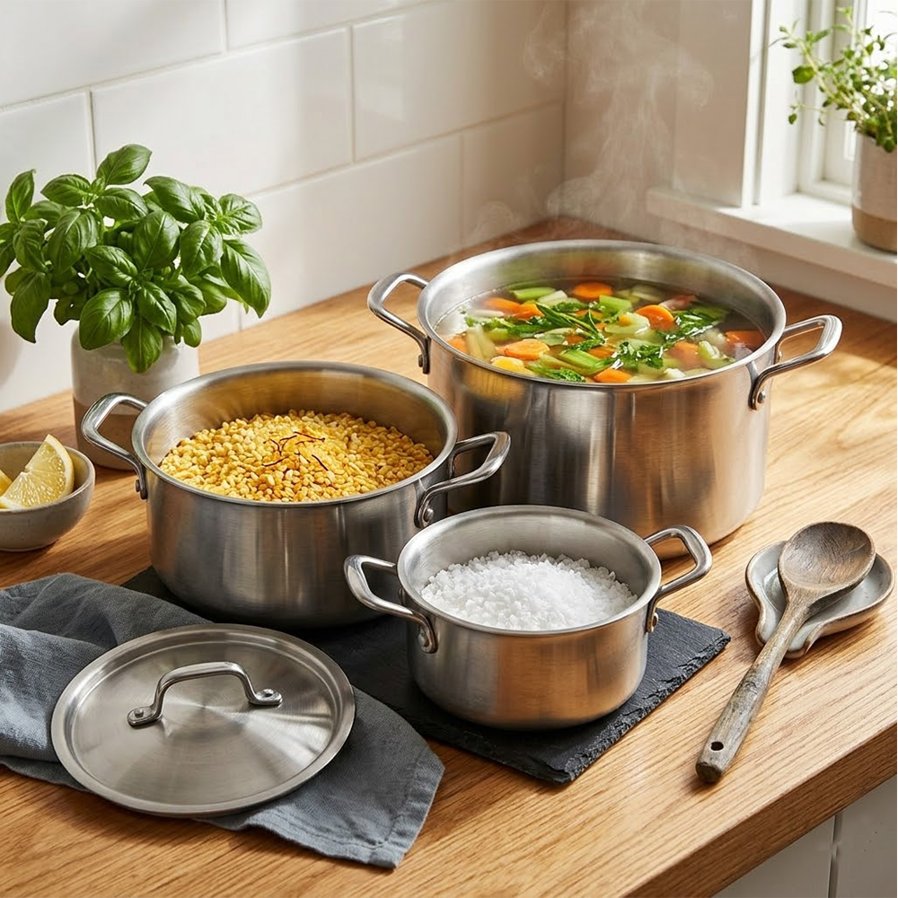 Juego de 3 Budineras 26 / 28 / 30 cm de Aluminio para Cocina | Alcova By Kinso Home